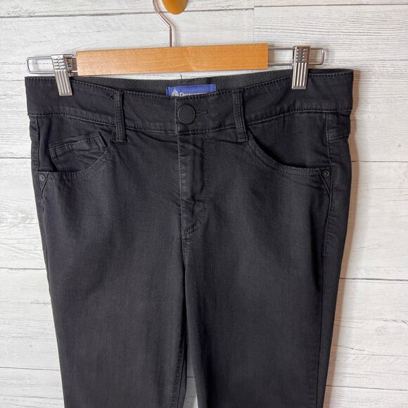 Democracy Jeans Womens Size 8 Black Ab Solution Cotton Blend Stretch Casual - Picture 5 of 16